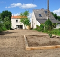 Réalisation de potager en carré pour jardin potager par jardicoach